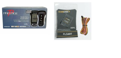 PRESTIGE APS997ZLR 2-Way 1-Mile LCD Remote Start and Security System + FLCART