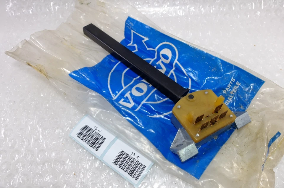 VOLVO REAR WASH WIPE SWITCH 240 242 244 260 264 NOS Genuine 1212656 66092100 - Image 3 of 4