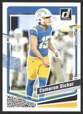 Cameron Dicker #154 2023 Donruss Los Angeles Chargers