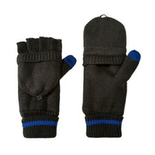New Men's Goodfellow Fold Over Fleece Lined Mitten Glove With Mitten Clips 