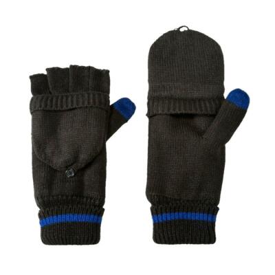 New! Men's Goodfellow Fold Over Fleece Lined Mitten Glove With Mitten Clips!