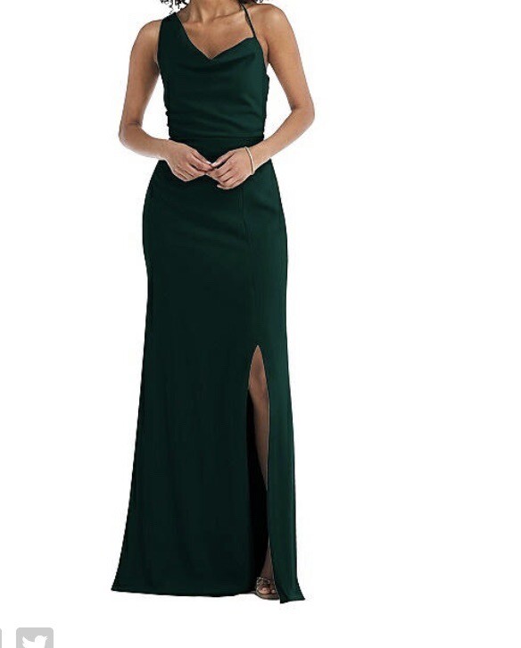 slim fit dress slacks Evergreen Maxi Dress Emerald / L