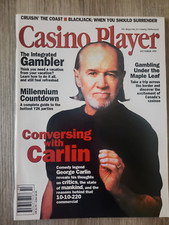 Casino Player Magazine October 1999 Featuring George Carlin