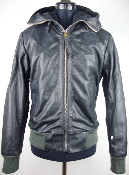 G-STAR Raw Avalanche Hdd Bomber Jacket Women Leather Lederjacke Gr.S Neu+Etikett-image