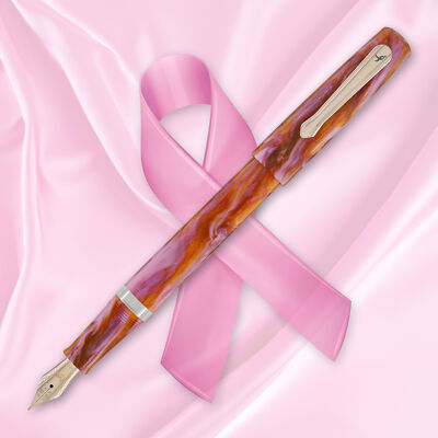 Nahvalur Schuylkill Fountain Pen in Breast Cancer Awareness