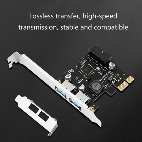 PCI-E to 2Ports USB Expansion Card Adapter External Controller for 19Pin - Picture 4 of 8