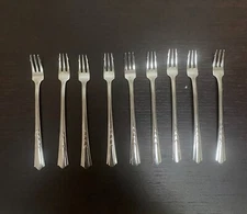 Ekso Stainless Cocktail Seafood Fork 5 3/4" Long