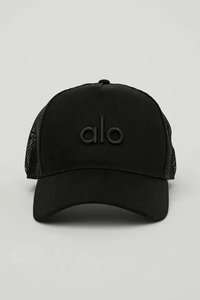 ALO YOGA District Trucker Hat Cap Baseball Cap SnapBack Mesh Adjustable Unisex