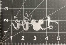 Disney Love Bow Mickey Minnie Vacation Metal Thin Metal Cutting Dies