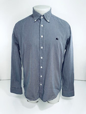 BURBERRY London - Flip Cuff Nova Plaid Check Mens M / L Shirt