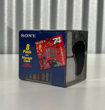 Sony MiniDisc MDW-74 8 Pack Color Collection with Storage Case - NEW SEALED!