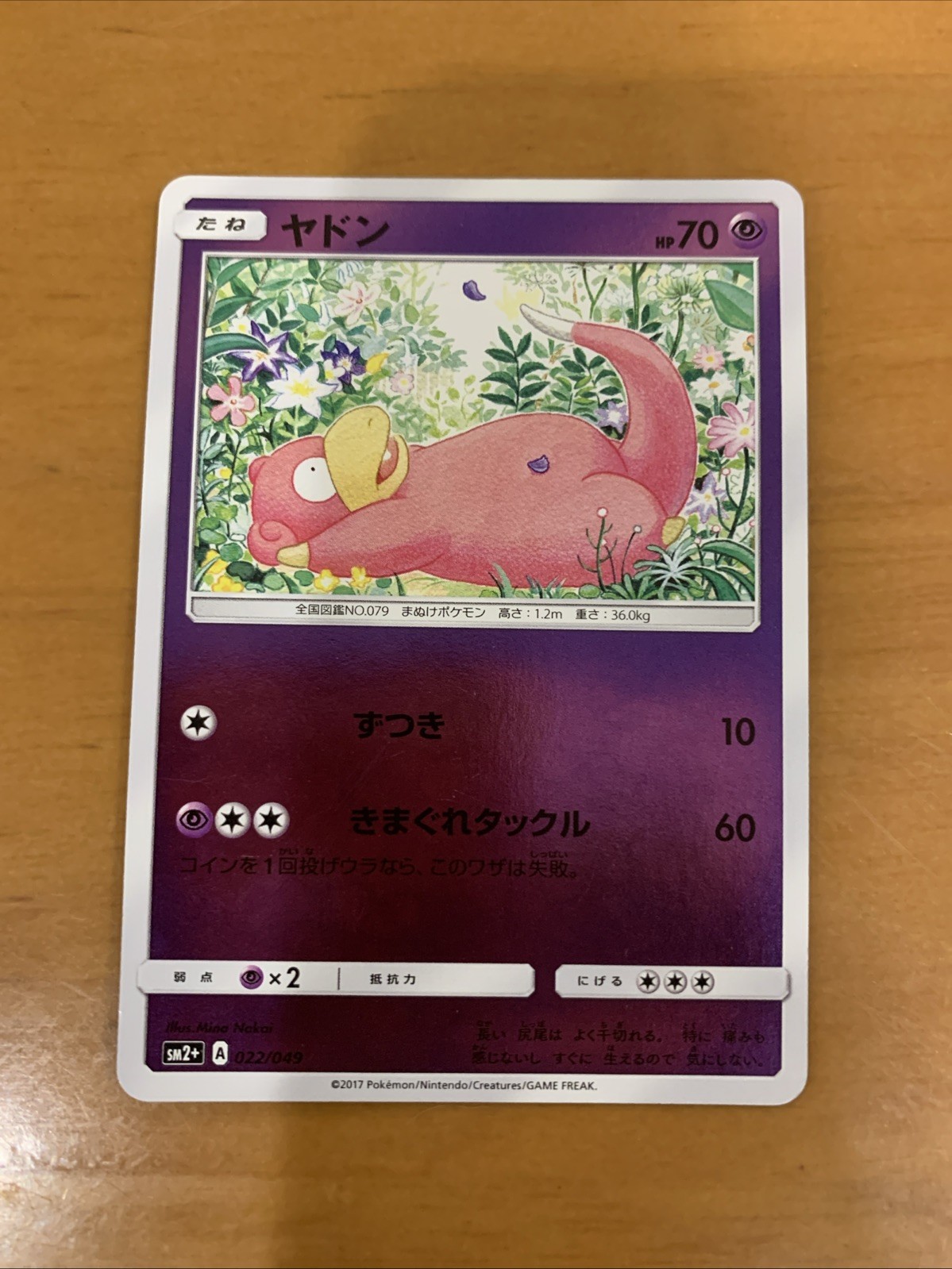 Slowpoke 022/049 Sm2+: Facing a New Trial Holo (Japanese)