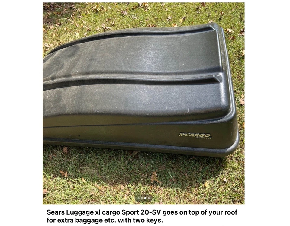 Sears Xl Cargo Carrier Heavy Duty Black  With Keys ,To Big To Ship Local Pick Up - Image 4 of 4