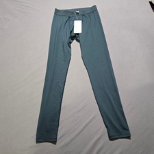 NEW Mens Dark Green Leggings Athletic Base Layer Pants Size Small