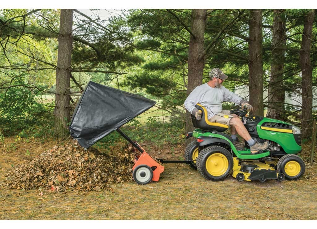 Agri-Fab 45-0521 42" Lawn Sweeper, Semi-Pneumatic, Wheel Dims 11x2.5", Orange