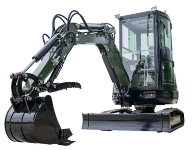 TYPHON TERROR XXV Diesel Mini Excavator 2.7 Ton, 25.1 hp Kubota