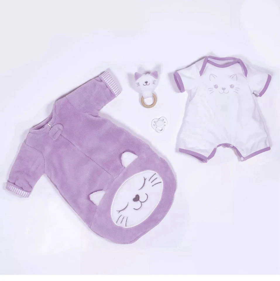 Neko asiático para niños pequeños Paradise Galleries, 20 pulgadas, vinilo GentleTouch™, juego de 6 piezas Foto 2 de 4