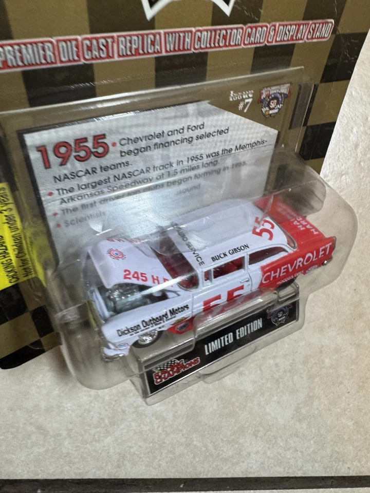Chevy Buck Gibson 1955 Nascar #55 50 aniversario vintage Foto 4 de 4