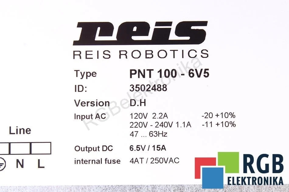 PNT100-6V5 3502488 REIS ROBOTICS - Reconditionné - Garantie 24 mois