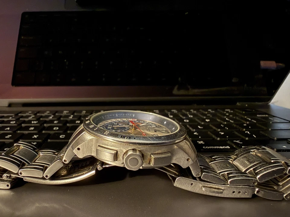 Swatch Chronograph Watch with Tachymeter - Image 2 of 4