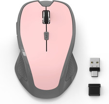 Wireless Bluetooth Mouse for Macbook, Laptop, Ipad Air/Pro, Rechargeable Silent
