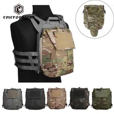 Emerson Pack YKK Zip Panel Plate Carrier Back Bag Pack for CPC AVS JPC 2.0 Vest