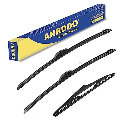 3 Wipers Factory Replacement For 2008-2018 Jeep Wrangler JK 2007 2008 2009