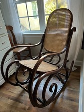 Bentwood Rocking Chair Thone Syle Vintage Mid Century Modern Cane EXCELLENT