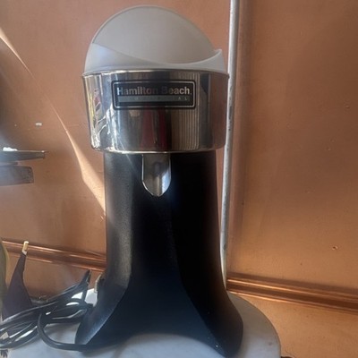 Hamilton Beach Electric Citrus Juicer Black Silver White Stainless Steel