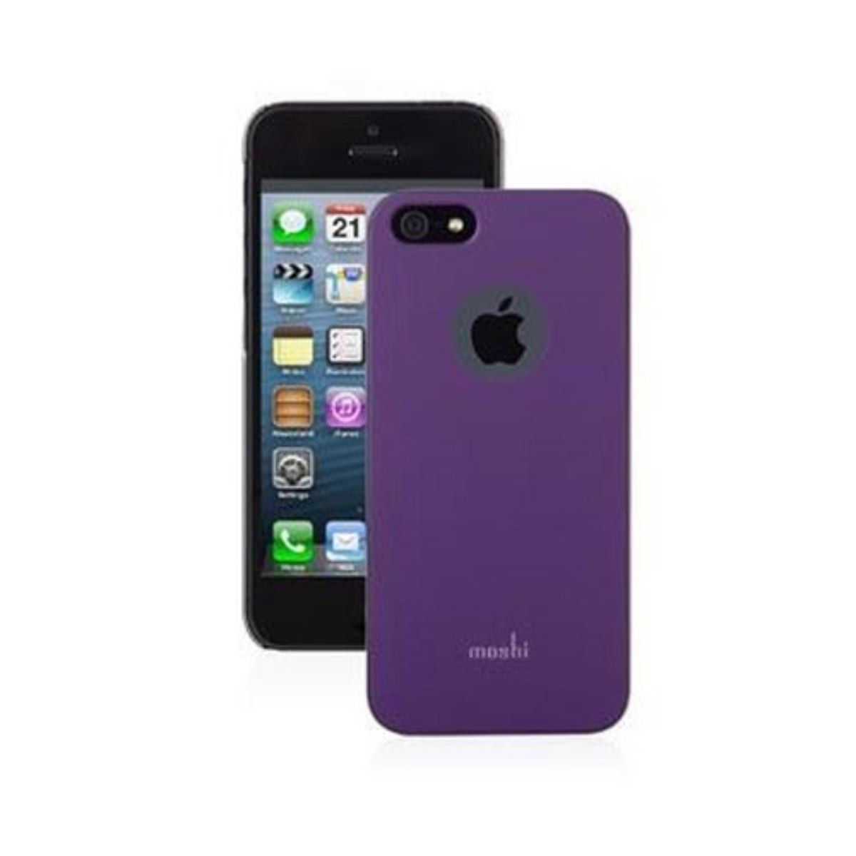Coque violette iPhone SE Moshi iGlaze, l'accessoire de votre quotidien