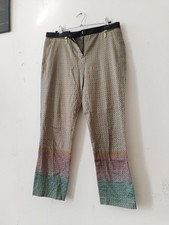 97%Baumwolle 3% Elastan Zara Capri Hose gemustert  36/S Wie Neu