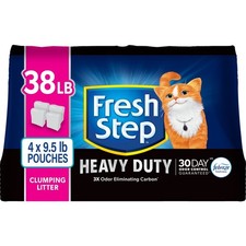 38Pound Bag Heavy Duty Clumping Cat Litter Features Febreze Freshness Technology 1.03 per pound