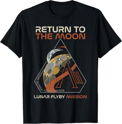 Vintage Artemis II Return to The Moon Mission Patch 2026 Gift Unisex T-Shirt