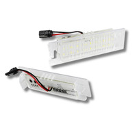 Fiat Grande Punto Nummernschildbeleuchtung Set LED Ultrahell Weiß Canbus