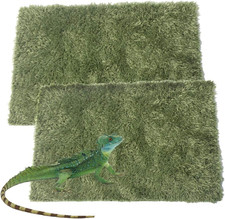 2pcs Reptile Carpet Terrarium Liner Tortoise Bedding Reptile Substrate Liner Mat