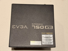EVGA SUPERNOVA G3 750w 80 Gold Power Supply Black