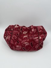  Vera Bradley Large Duffel Bag Mesa Red Paisl...