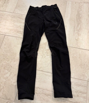 Jack Wolfskin Black Outdoor Pants Size Small Outdoors Zippers Hiking Adventure