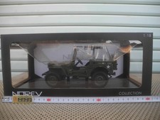 Brand new unopened Norev Jeep Willys Military Vehicle U.S. Army 1942 1 18 189011
