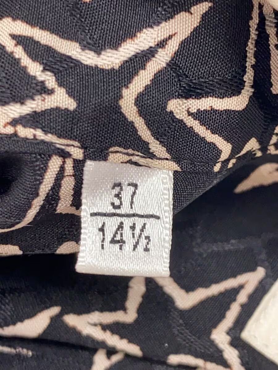 SAINT LAURENT Long Sleeve Shirt, Size 14.5, Silk, Black, All-Over Print, 01SZ 56 thumbnail 4