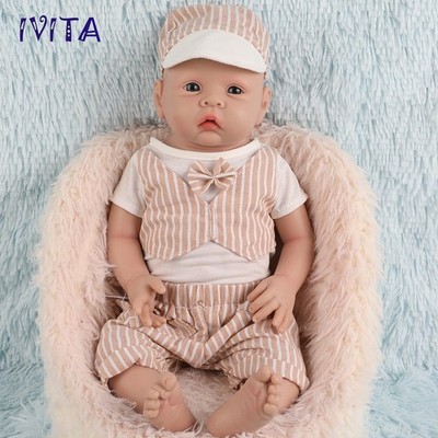 50cm Silicone Reborn Baby Dolls Boy Newborn Floppy Silicone Infant Gift