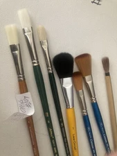 artist brushes Premium Lot#.6p66. New Mix.