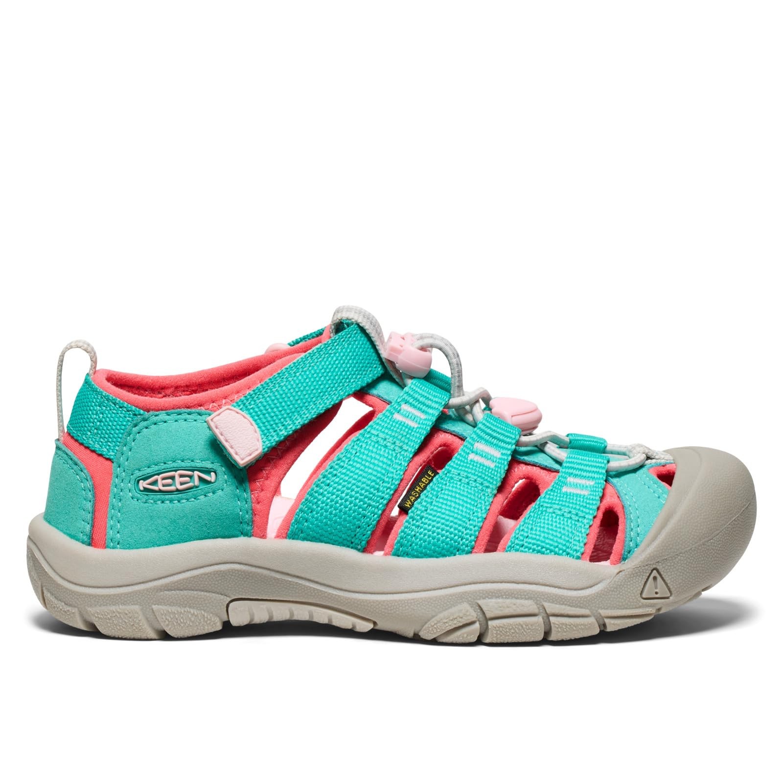 KEEN Newport H2 Sandali Unisex Bambini e ragazzi Blu Bright Aqua Giggle Pink