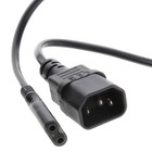 15cm IEC C14 3-pinowa wtyczka męska do rysunku 8 C7 wtyczka kabel zasilacza [006571]