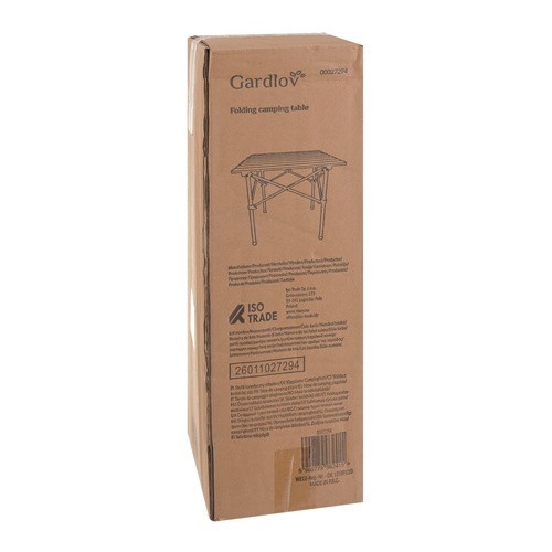 Tavolo da Campeggio Pieghevole 70kg Tavolino Balcone Giardino Nero 27294 foto 5