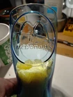 **VINTAGE**1961 McDonald's Blue Coke Glass Cup Collectible**Pristine Condition**