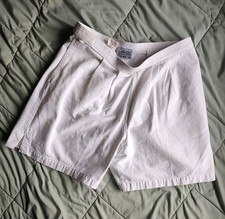 Vintage 1980s 90s Jimmy'z EZ-IN-EZ-OUT Waist Shorts Skater Surf White