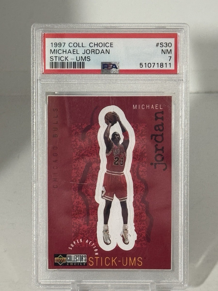 1997-98 Upper Deck Collector's Choice - Stick-Ums Michael Jordan