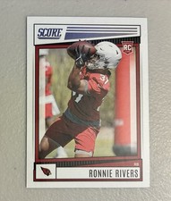 2022 Panini Score Ronnie Rivers Rookie Football Card #346. rookie card picture