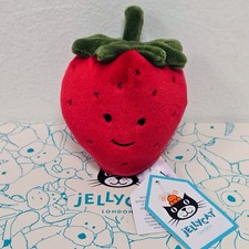 Jellycat Fabulous Fruit Strawberry BNWT Genuine Soft Toy